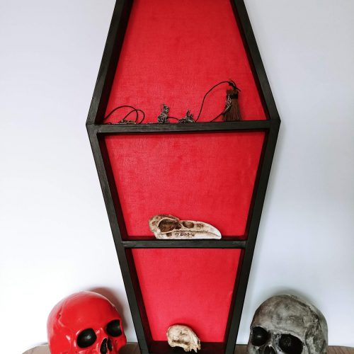 Drewniana półka Trumna Średnia- Outlet