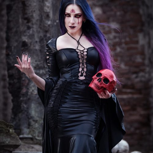 Ludzka czaszka- Red Skull